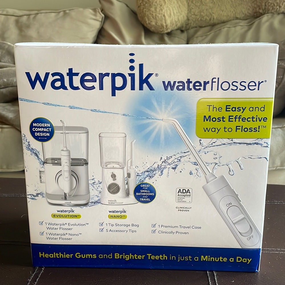 Waterpik Waterflosser. Evolution and Nano Combo